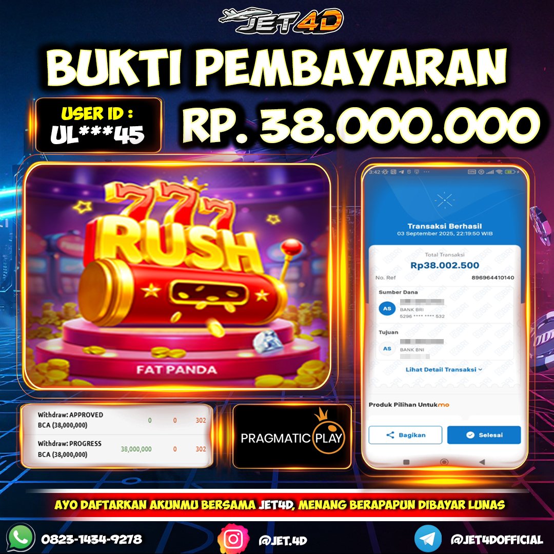 JET4D Slot 777 Rush