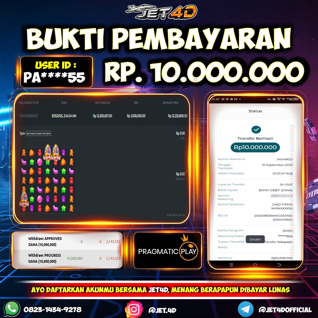 JET4D Sugar Rush 1000