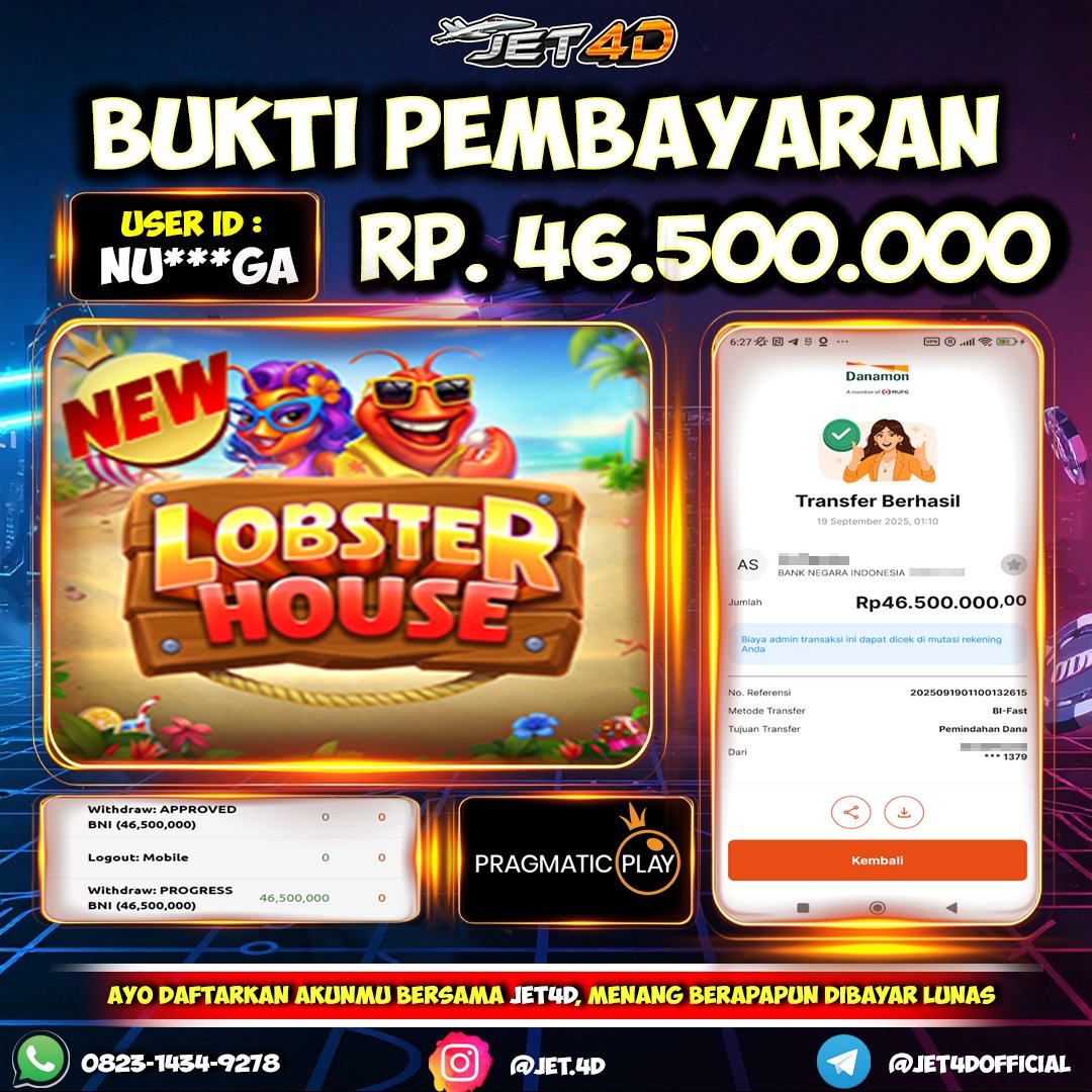 JET4D Slot Lobster House