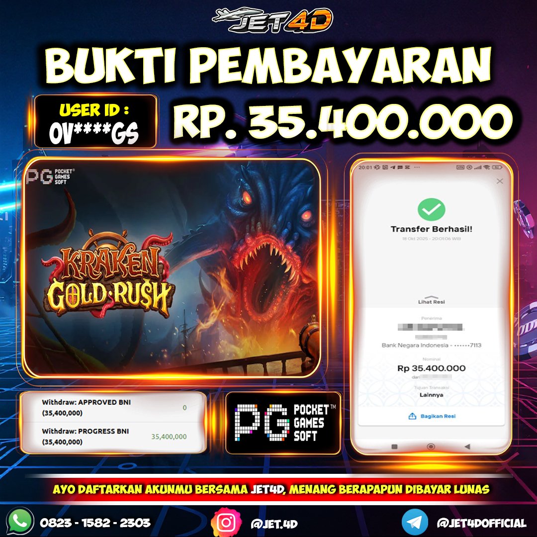 JET4D Kraken Gold Rush